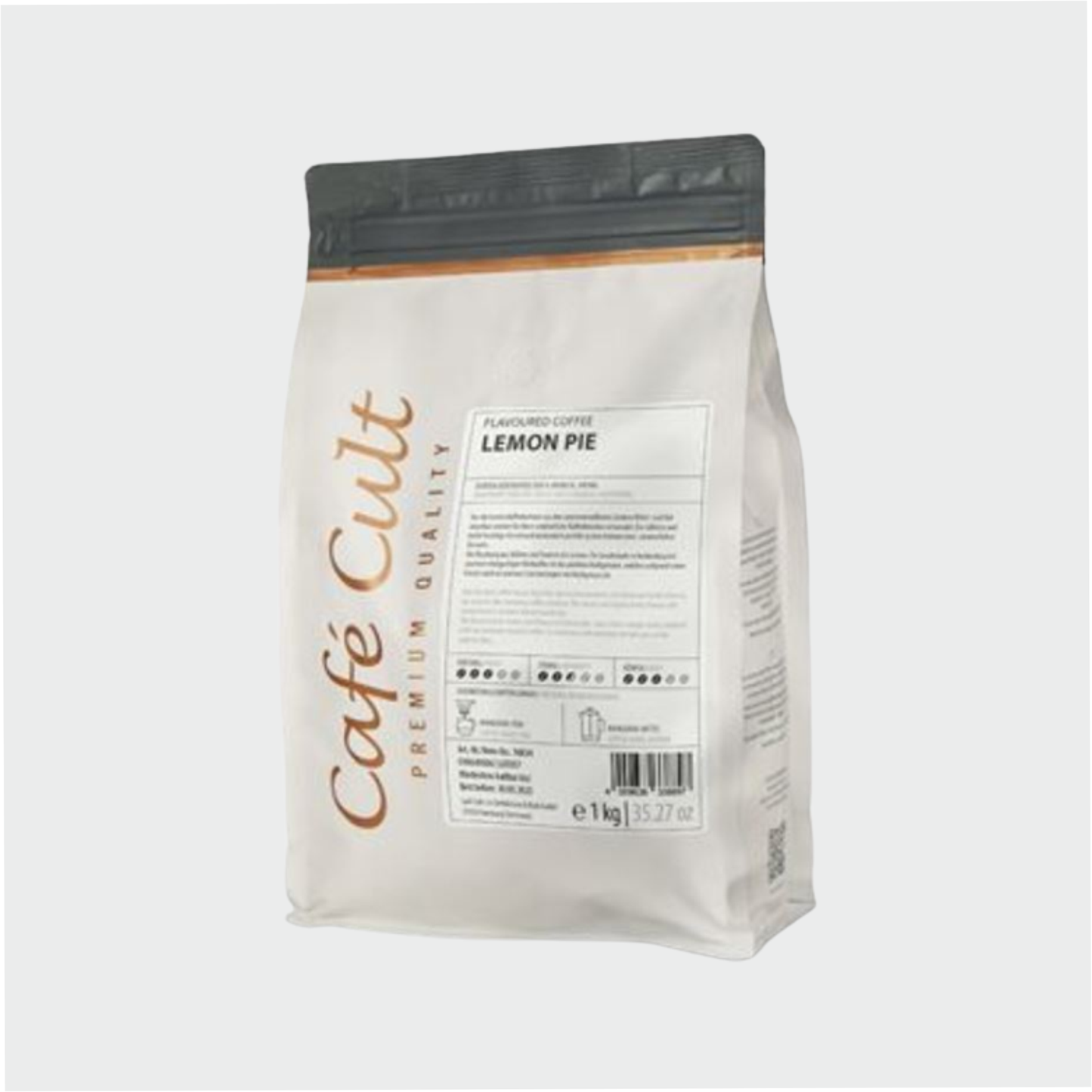 Café Cult Kaffee Lemon Pie 1 kg Bohne Aromatisiert