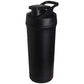 Teemando® individuell gravierter Premium Edelstahl Shaker mit deiner Wunschgravur 750ml, auslaufsicherer Deckel, Shaker-Ball, spülmaschinengeeignet für Proteinshakes, Fitness Diät Geschenk Bodybuilding