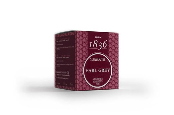 Schwarztee Earl Grey Bergamotte-Note aromatisiert 50 Pyramidenbeutel im Sachet à 3 g