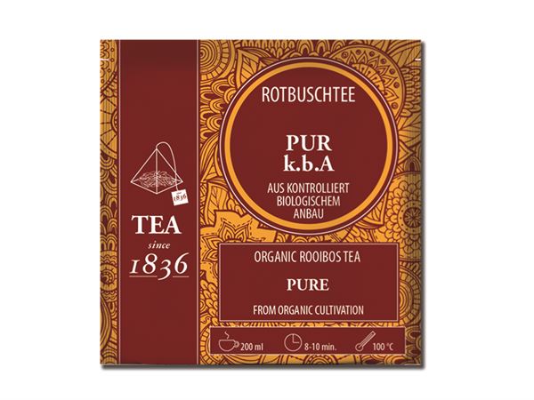 BIO Rotbuschtee, pur k.b.A. DE-ÖKO-006 50 Pyramidenbeutel