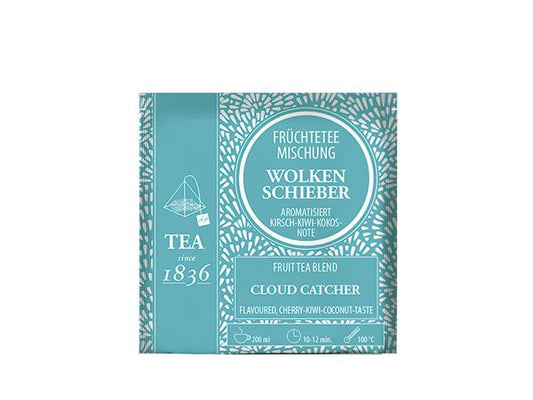 Früchteteemischung Wolkenschieber (Kirsch-Kiwi-Kokos-Note) aromatisiert 50 Pyramidenbeutel