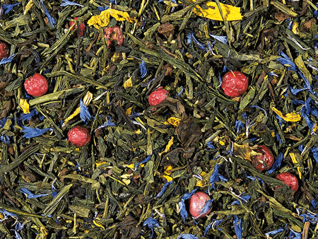 Grün-/halbfermentierter Tee Sencha Royal Star Pfirsich-Note aromatisiert