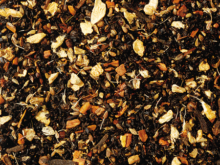 Gewürzteemischung mit schwarzem Tee Spicy Chai Kardamom-Zimt-Note aromatisiert