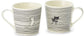 Becher "Malika" New Bone China, 2-fach sortiert 0,35 l