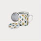 Kräuterteetasse "Happy Monsters" von Cha Cult, Porzellan, 3-teilig mit Edelstahlsieb 0,25 l
