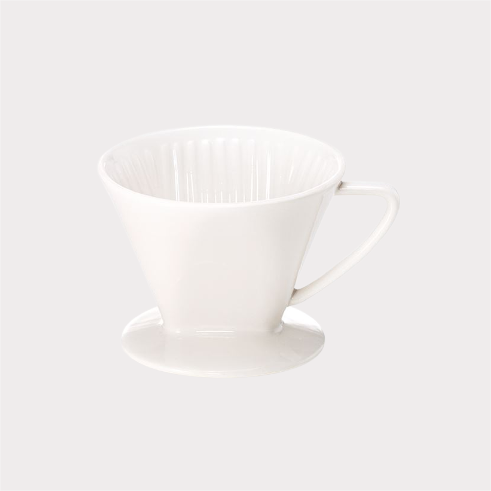   Kaffeefilter "Else" Keramik, weiß- Größe XL Ø 12,2 cm, H. 10 cm