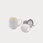 Kräuterteetasse "Saara" Porzellan, 3-teilig, weiß 0,35 l ChaCult