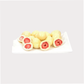 Erdbeeren, gefr. getrocknet in weißer Schokolade, 1 kg, lose
