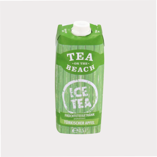 Tea on the Beach Früchteteegetränk Türkischer Apfel aromatisiert, 500 ml, 12 X 500 ml.
