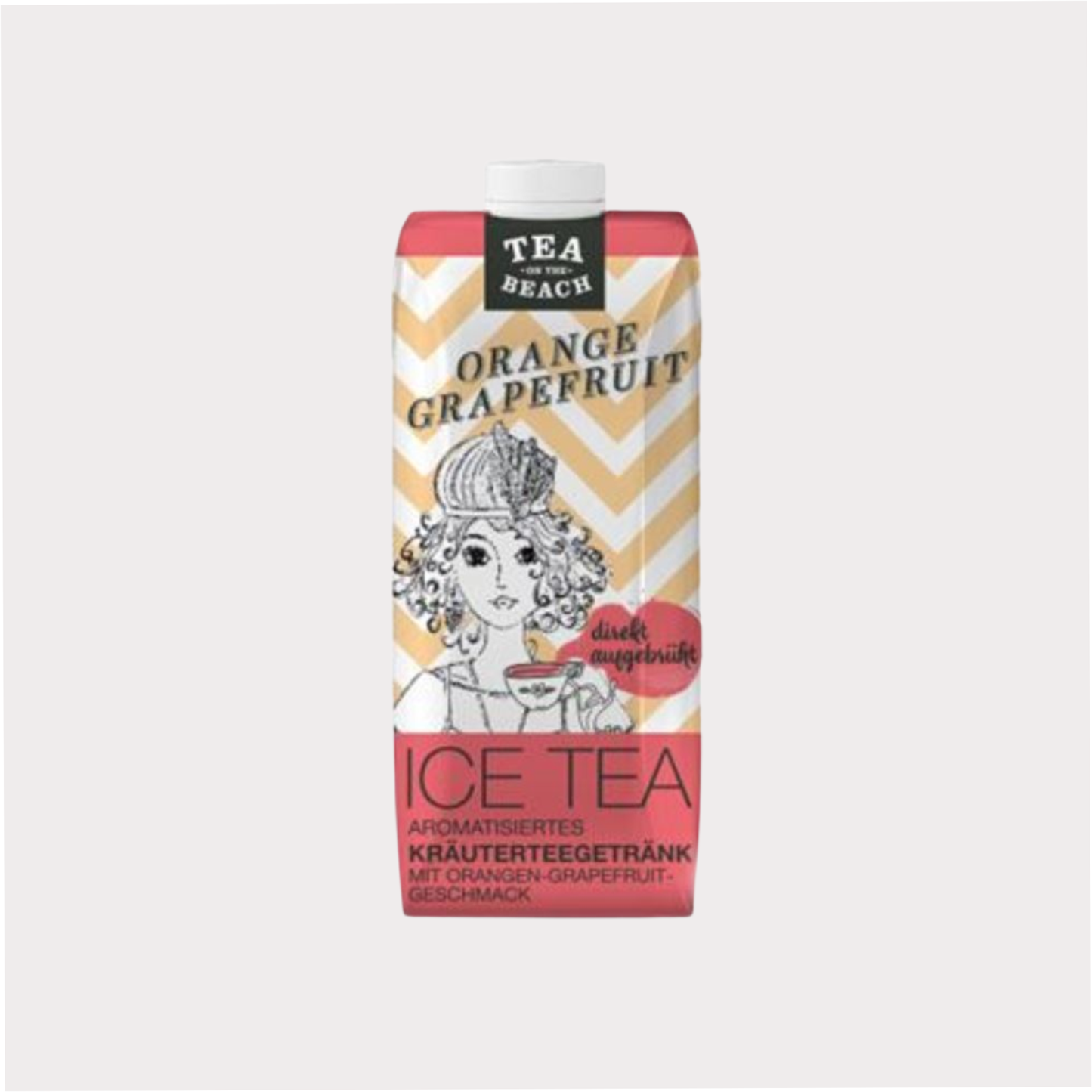ICE TEA "Orange-Grapefruit" Direkt aufgebrühtes Kräuterteegetränk aromatisiert