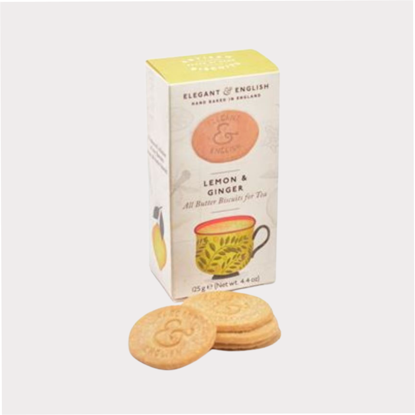 Butter Biscuits "Lemon & Ginger", 125 Gramm, 6 Pckg.