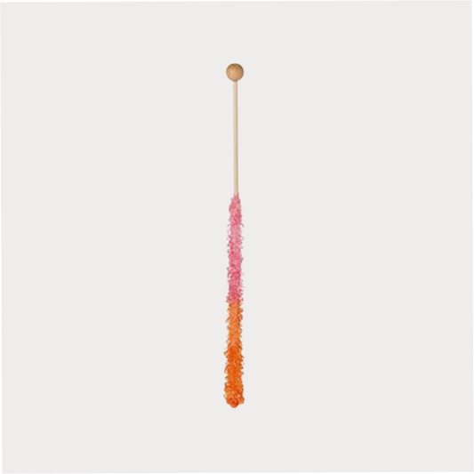 Cocktail Sticks, "Duo", 2-farbig, orange-rot