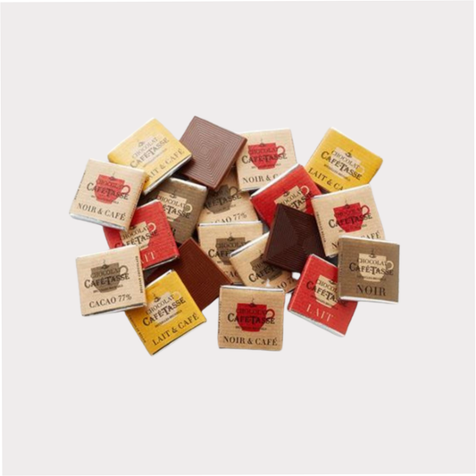 Café Tasse Mini Schokoladen Mix aus 5 Sorten