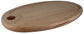 Schneidbrett Oval 29,5x17,5x1,5 mit Saftrille