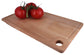 Schneidebrett mit Griffloch & Saftrille 38 cm x 29 X 1,5, geölt,