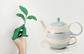 Tea for one Set "Lieske" von Cha Cult, blau Keramik mit Goldauflage, 4-teilig Kanne: 0,4 l, Tasse: 0,2 l